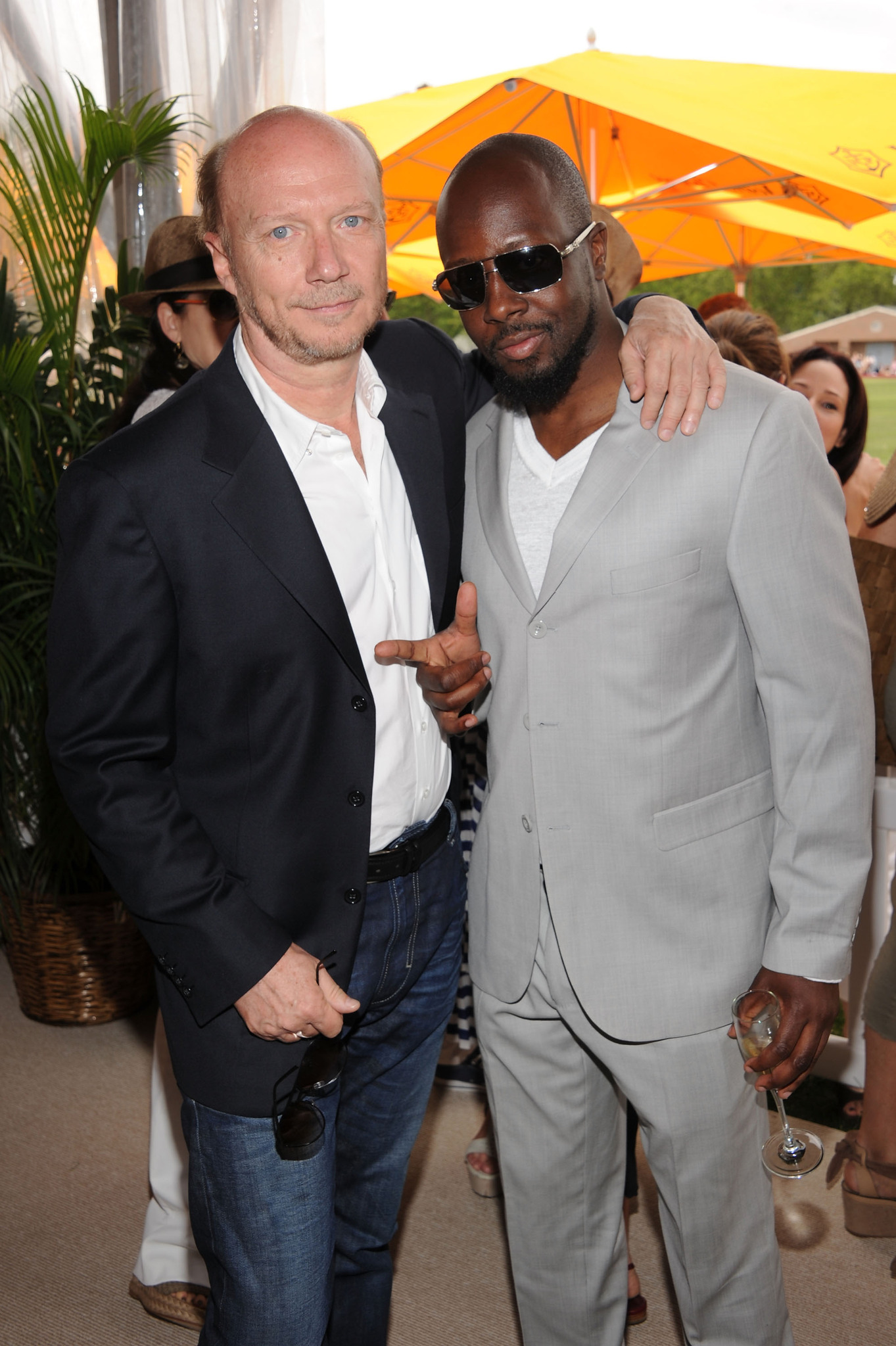 Paul Haggis and Wyclef Jean