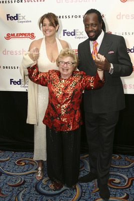 Lorraine Bracco, Wyclef Jean and Ruth Westheimer