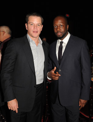 Matt Damon and Wyclef Jean