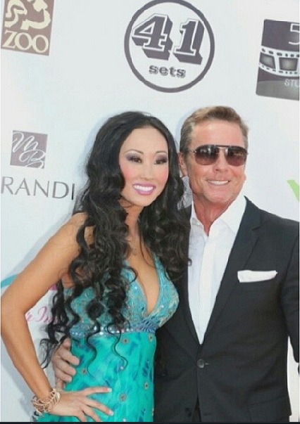 Doug Jeffery and Candace Kita attend the Miss Burbank Pageant in Burbank, CA.