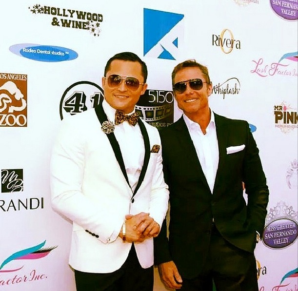 Doug Jeffery and Oskar Rivera attend the Miss Burbank Pageant in Burbank, CA.