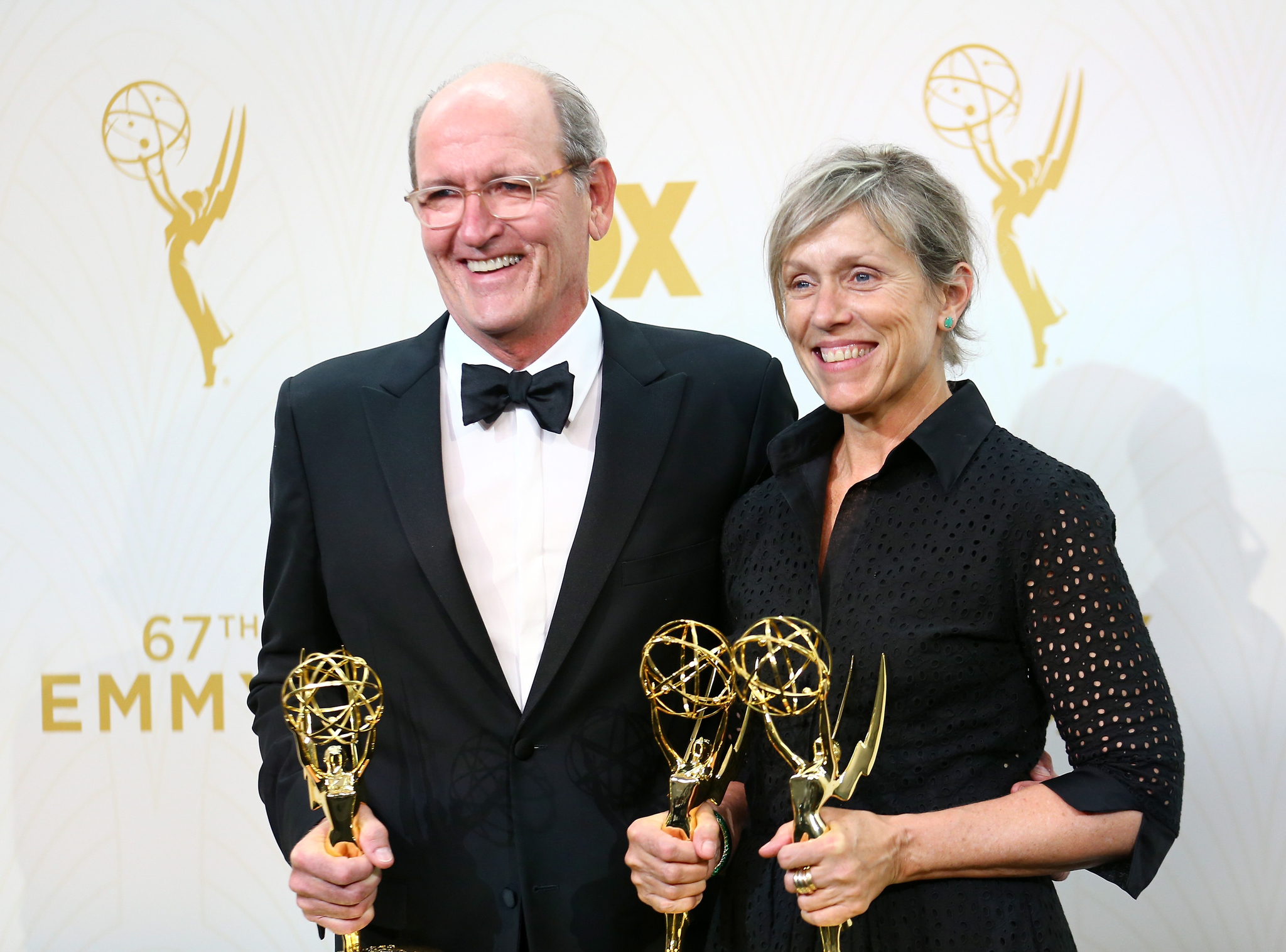 Frances McDormand and Richard Jenkins at event of The 67th Primetime Emmy Awards (2015)