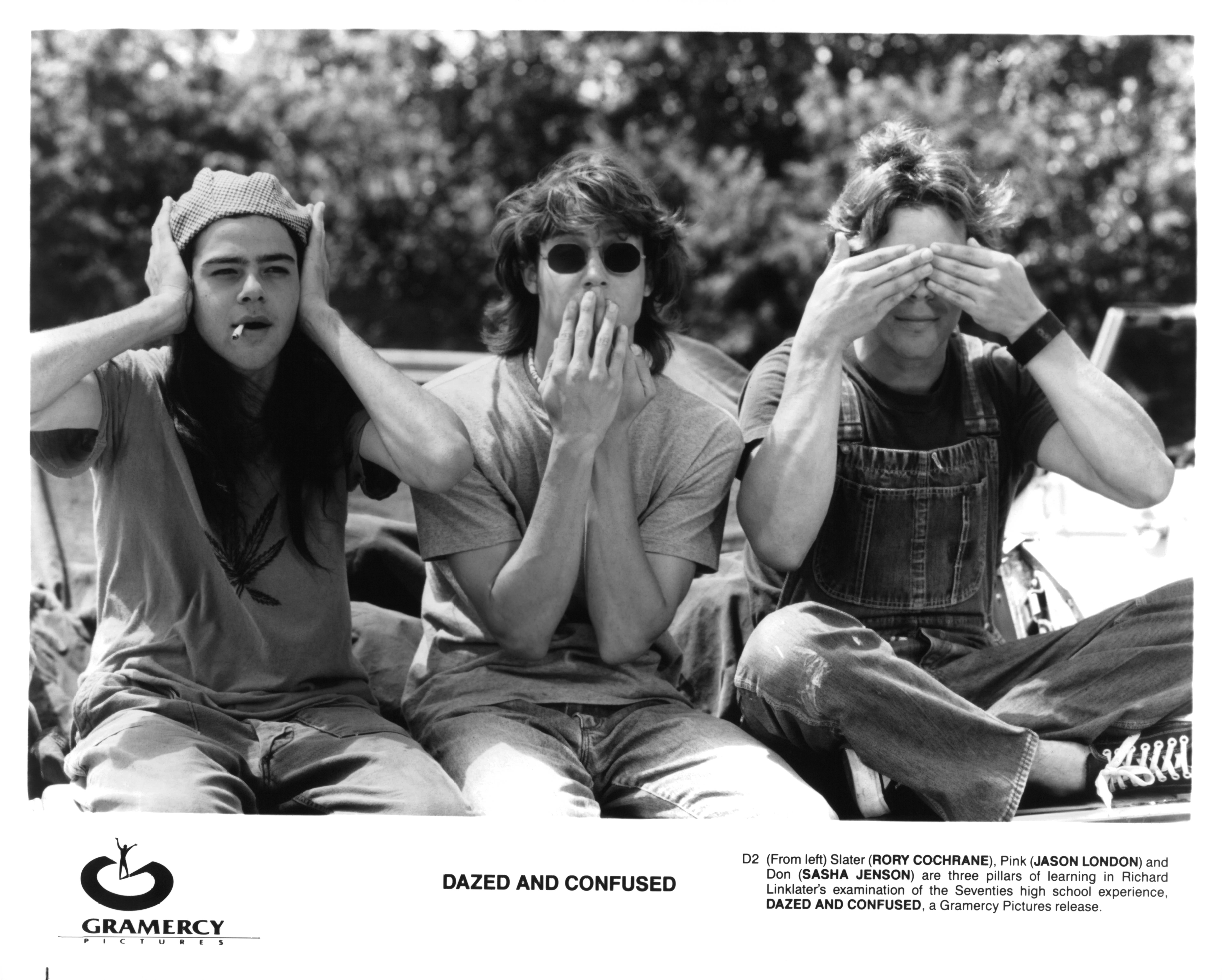 Still of Rory Cochrane, Sasha Jenson and Jason London in Dazed and Confused (1993)