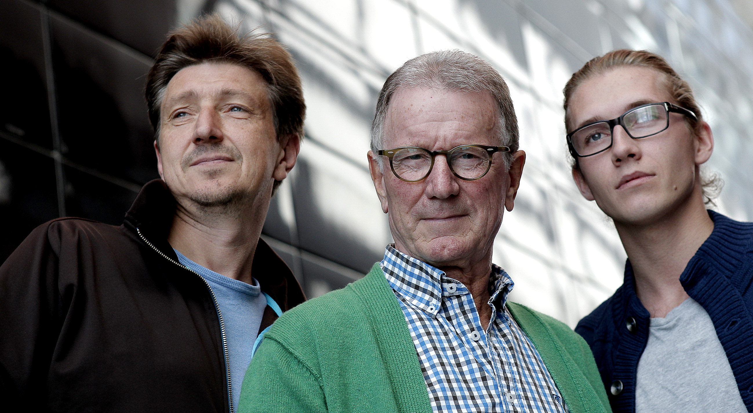 From right to left, Sebastian Jessen, Finn Nielsen and Nicolaj Kopernikus