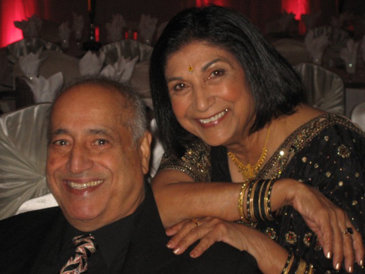 Balinder with her Husband Amarjit Johal at the Darpan Awards 2010- Extraordinary Achievement Award as a South Asian in the Film Indutry