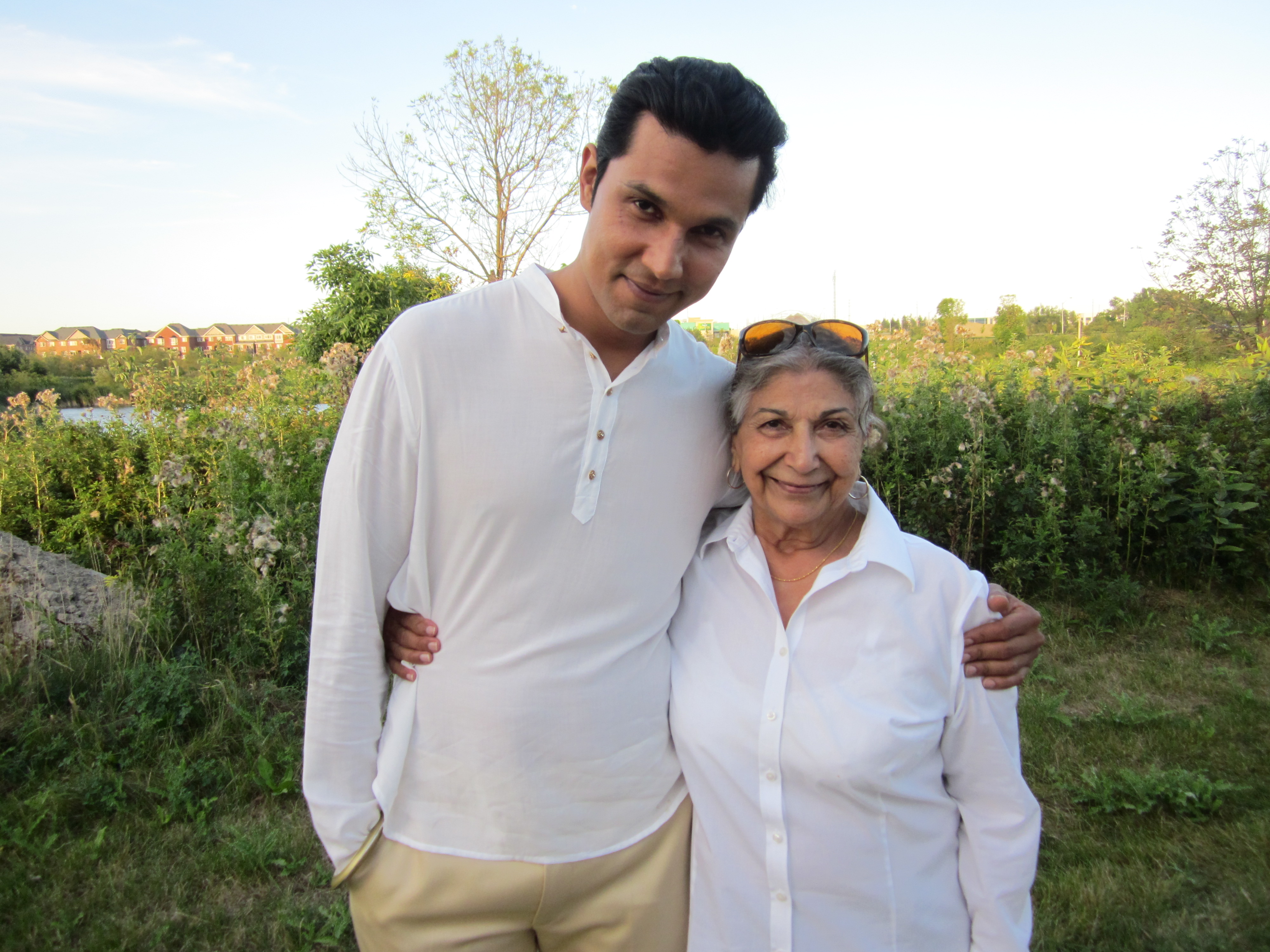 balinder Johal and Randeep Hooda as mother and son in Deepa Mehta's Film Beeba Boys in post production