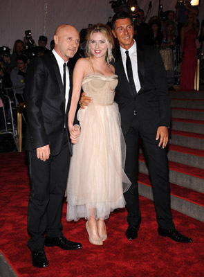 Domenico Dolce and Scarlett Johansson