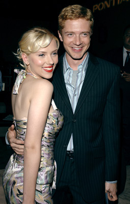 Topher Grace and Scarlett Johansson