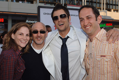 Johnny Knoxville, Jeff Robinov, Greg Silverman and Dana Goldberg at event of The Dukes of Hazzard (2005)