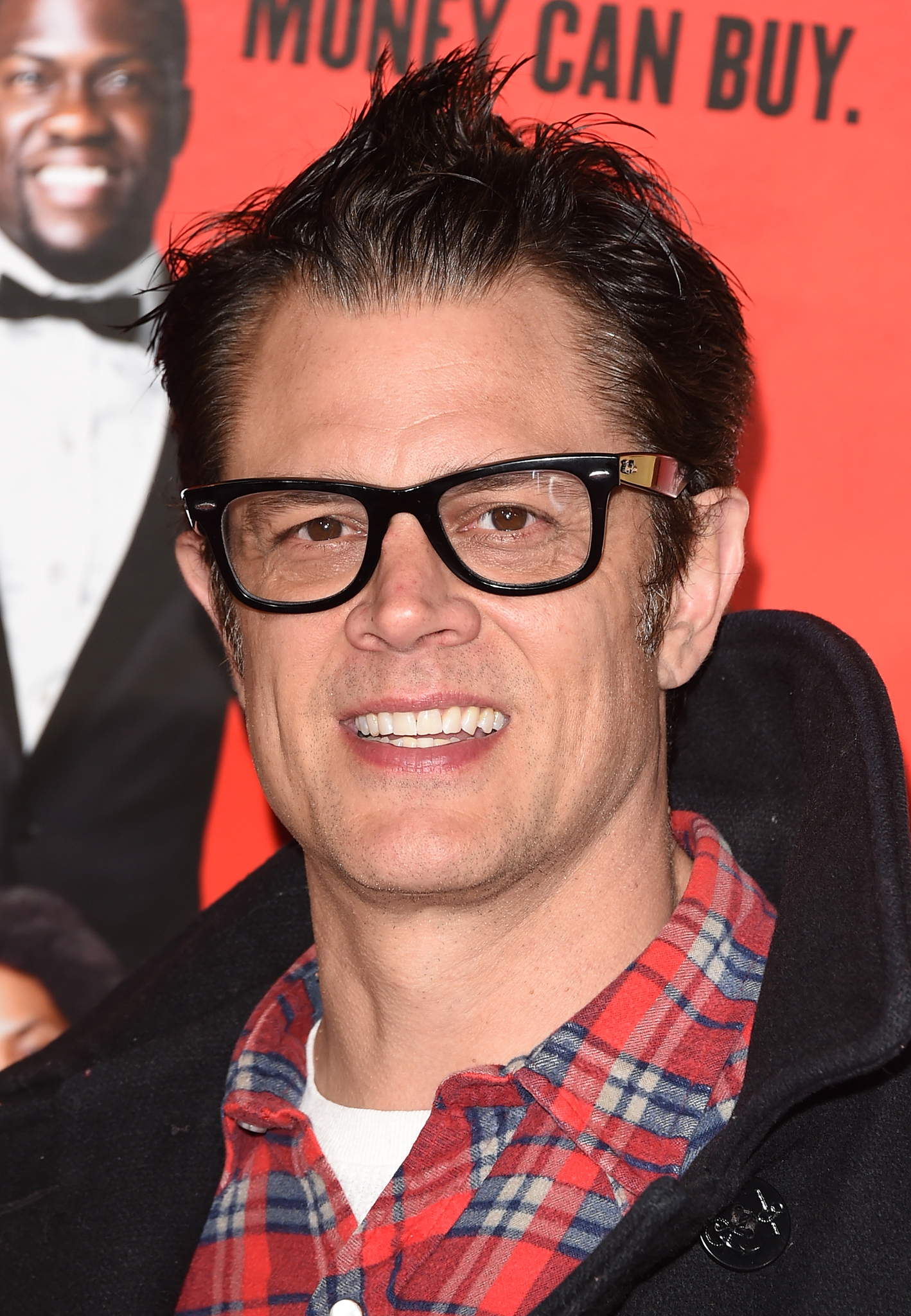 Johnny Knoxville and Jason Merritt at event of Pabroliu nuoma (2015)