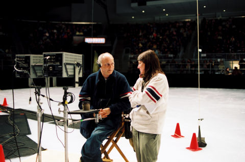 Behind-the-scenes L-R: Director Tim Fywell, Producer Bridget Johnson.