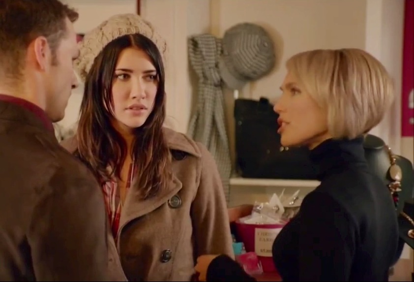 Still of Shawn Roberts, Jacqueline MacInnes Wood and Jlynn Johnson in Lifetime movie, Her Husband's Betrayal