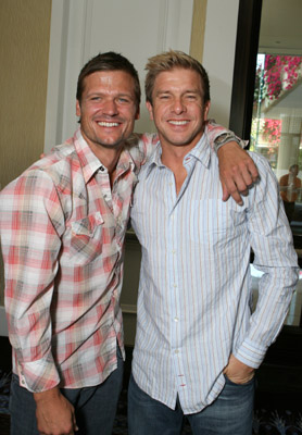 Bailey Chase and Kenny Johnson