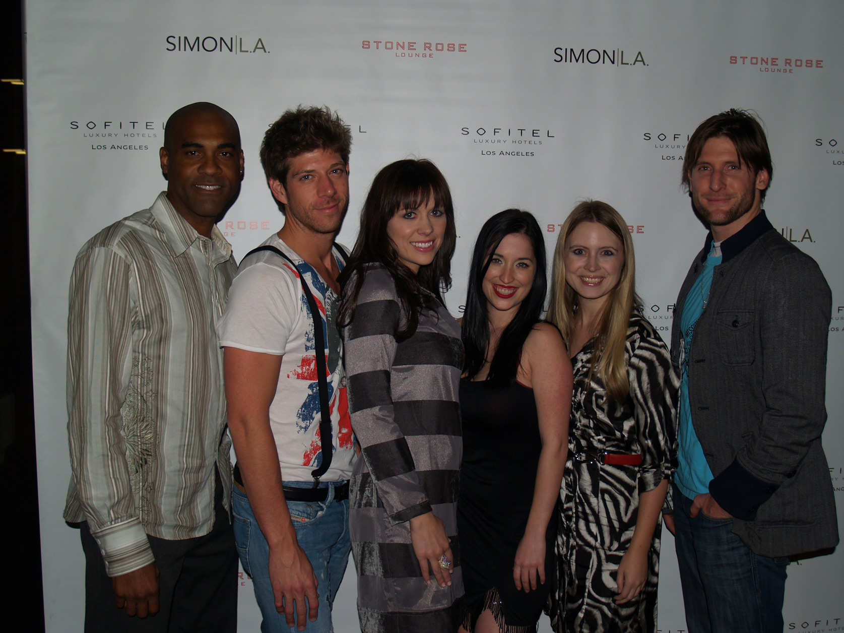 Michael Gerald, Tanner Redman, Janna Van Heertum, Natalie Nardone, Taylor Coffman, Byron De Marse, at the Unchained Melody release party.