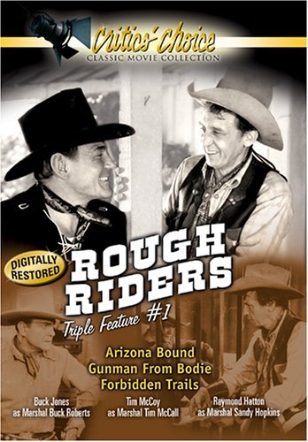 Raymond Hatton and Buck Jones in Arizona Bound (1941)
