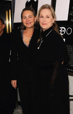 Meryl Streep and Cherry Jones at event of Doubt (2008)