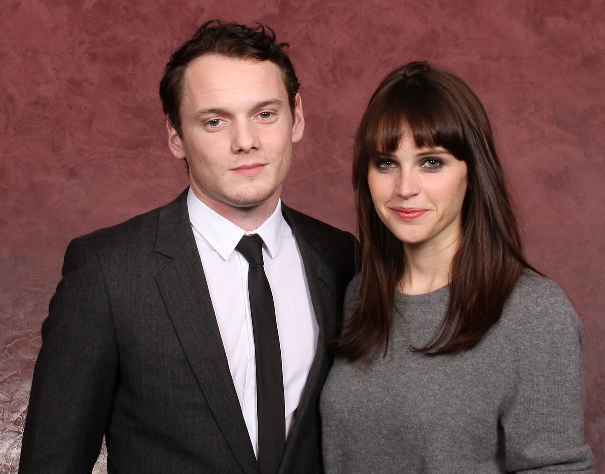 Felicity Jones and Anton Yelchin