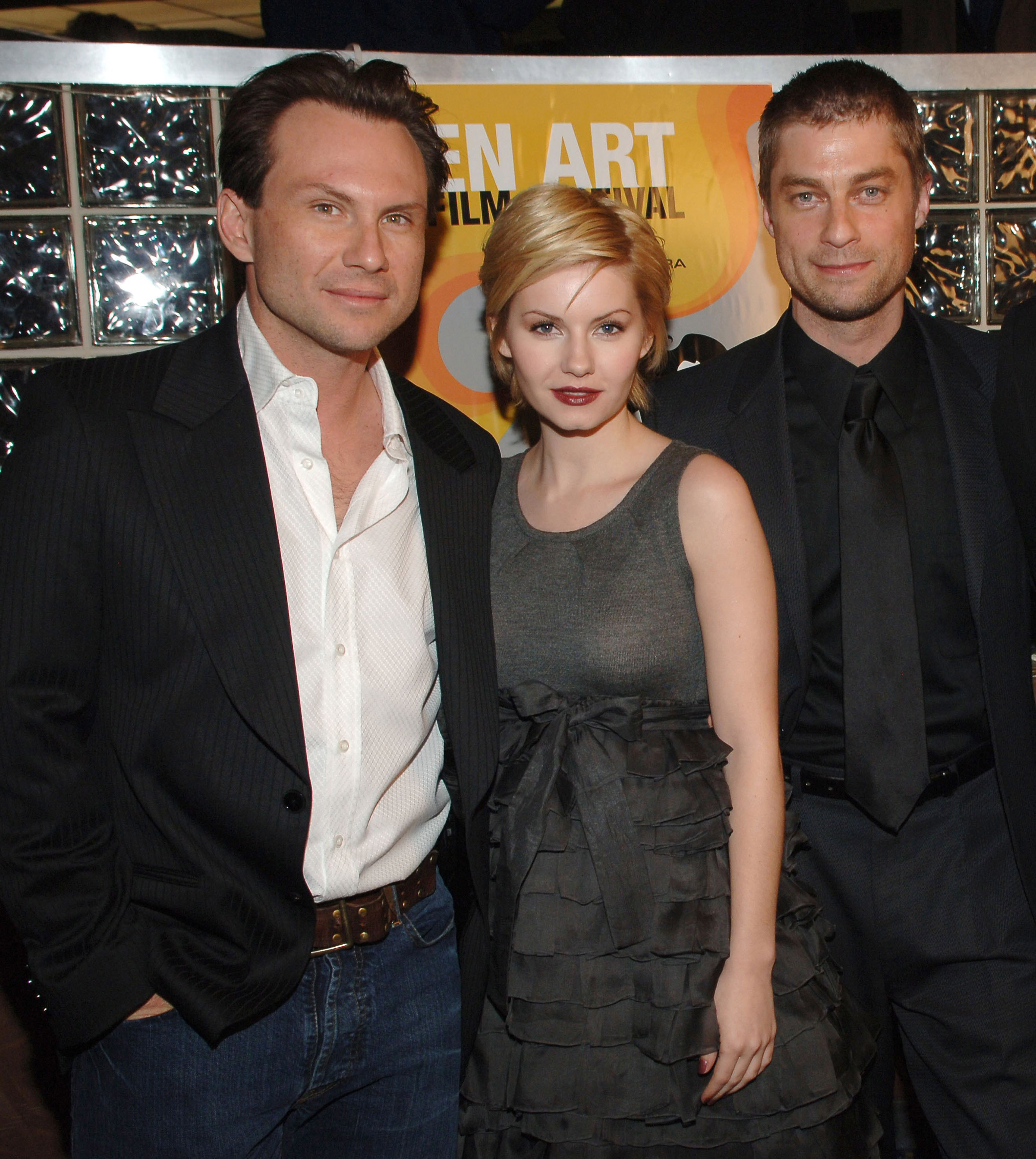 Christian Slater, Elisha Cuthbert and Jamison Jones GenArt Film Festival NY, NY