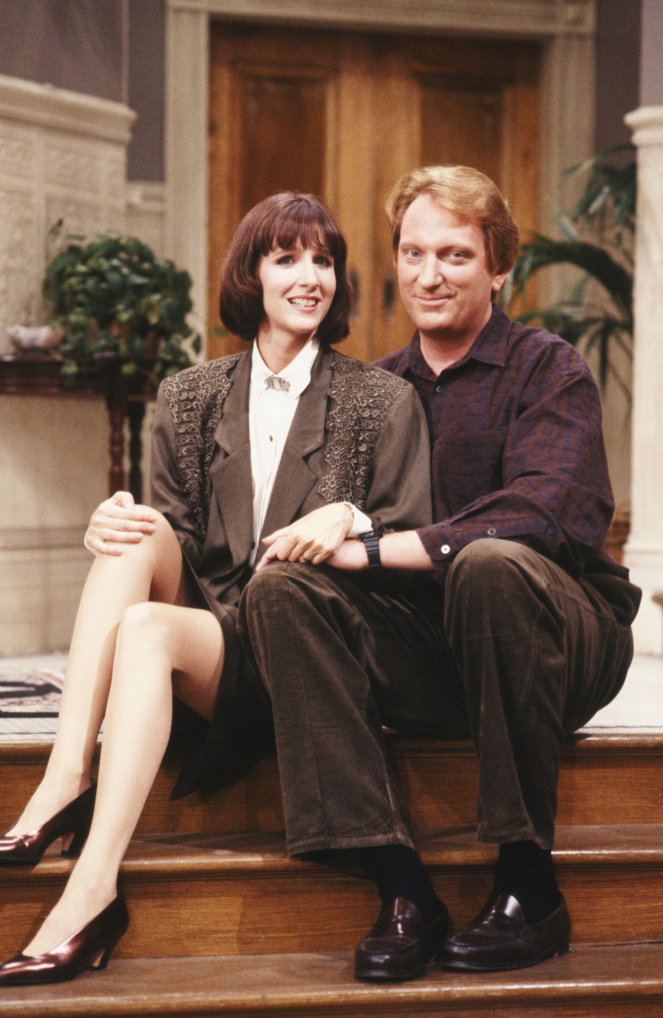 Jeffrey Jones and Mary Gross