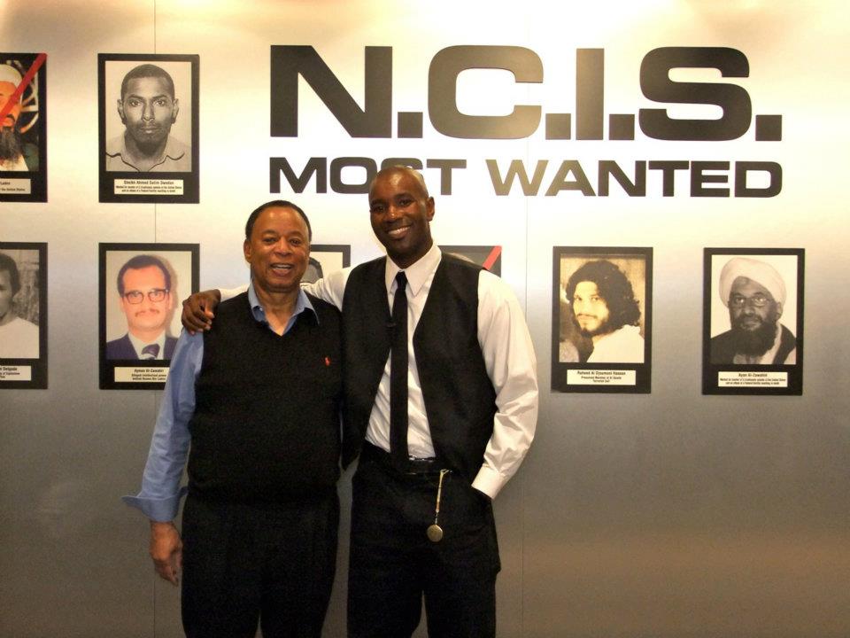 Tank and Charles Johnson, Executive Producer of N.C.I.S.