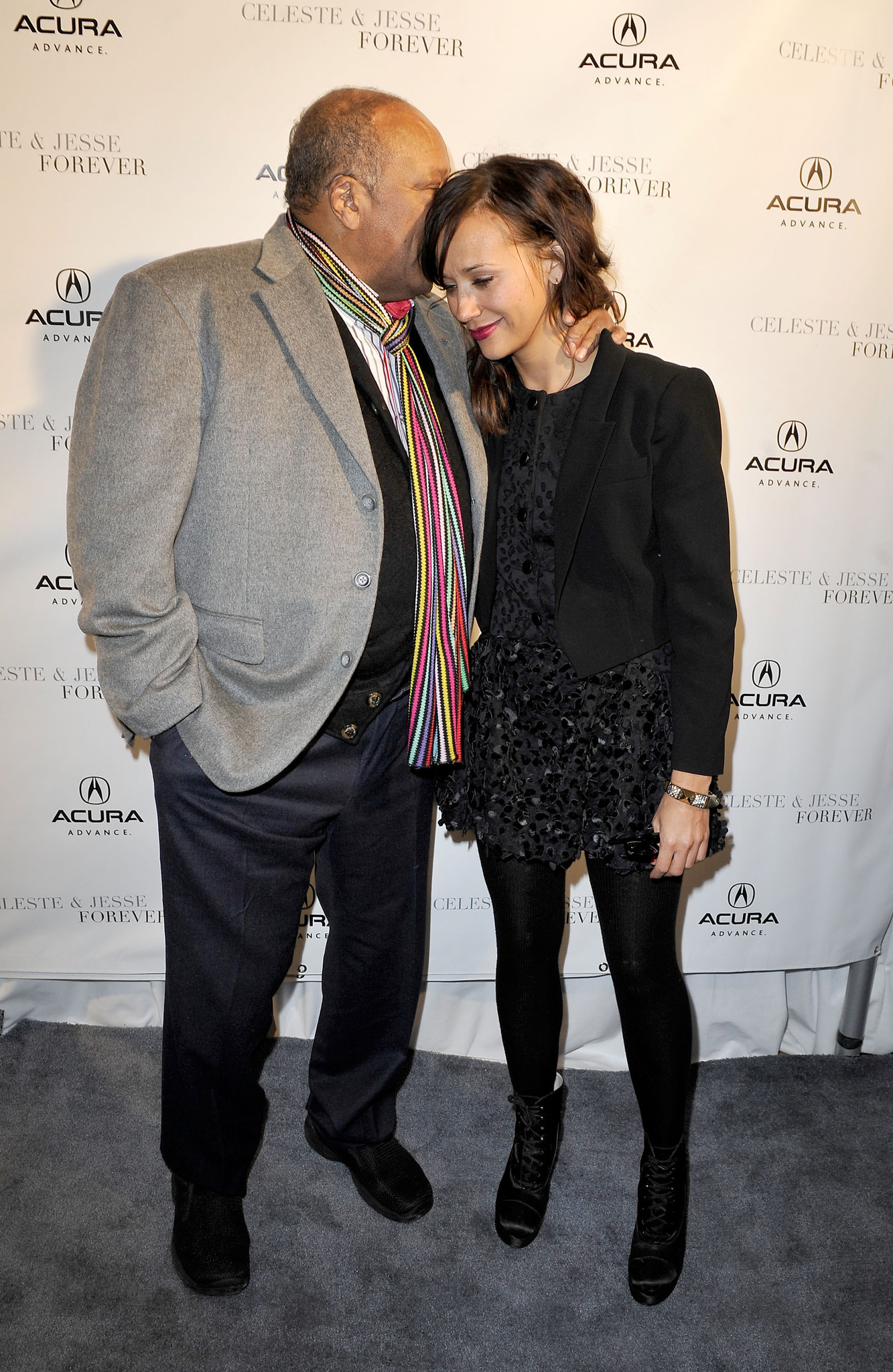 Quincy Jones and Rashida Jones