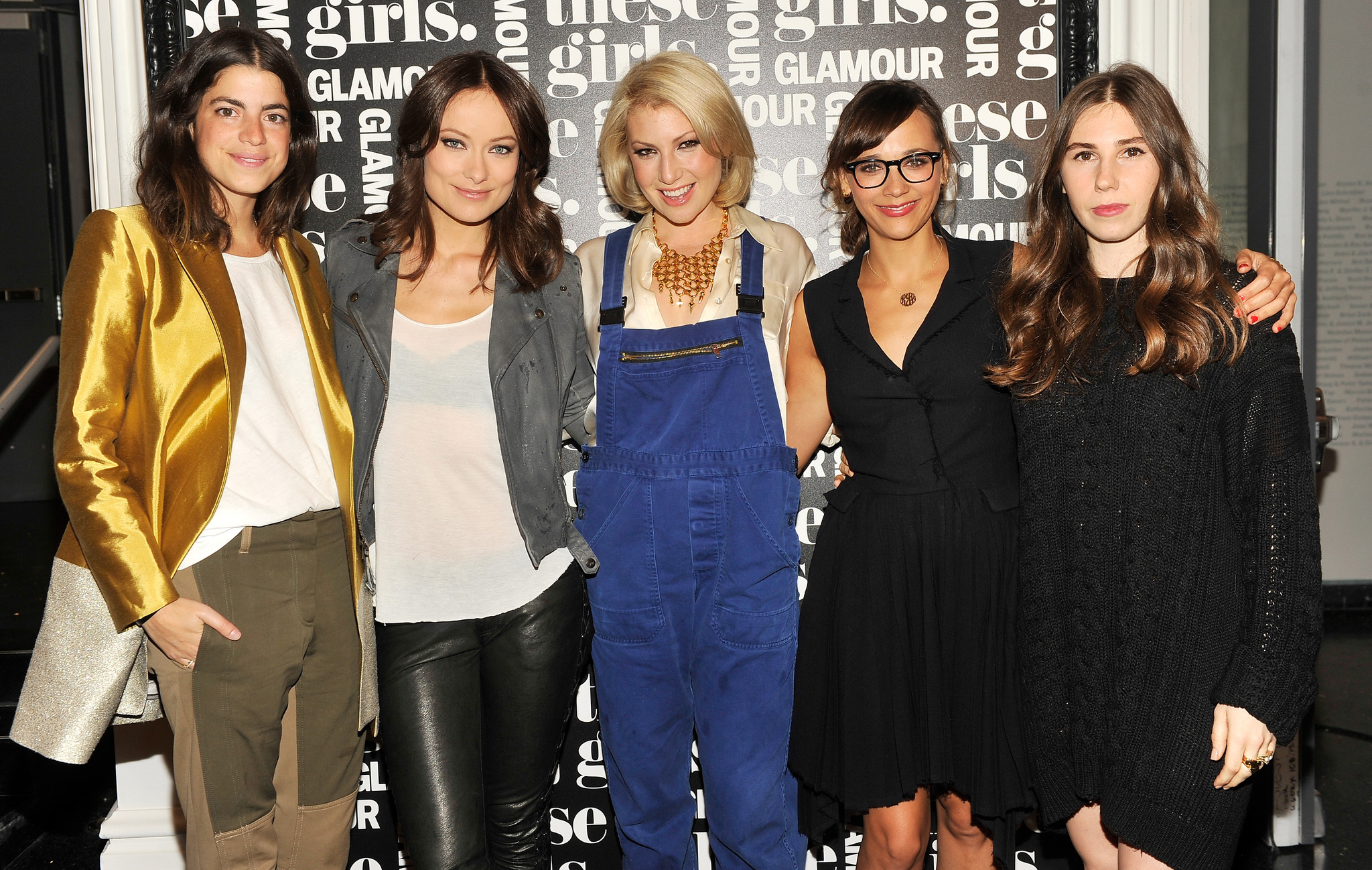 Ari Graynor, Rashida Jones, Zosia Mamet and Olivia Wilde