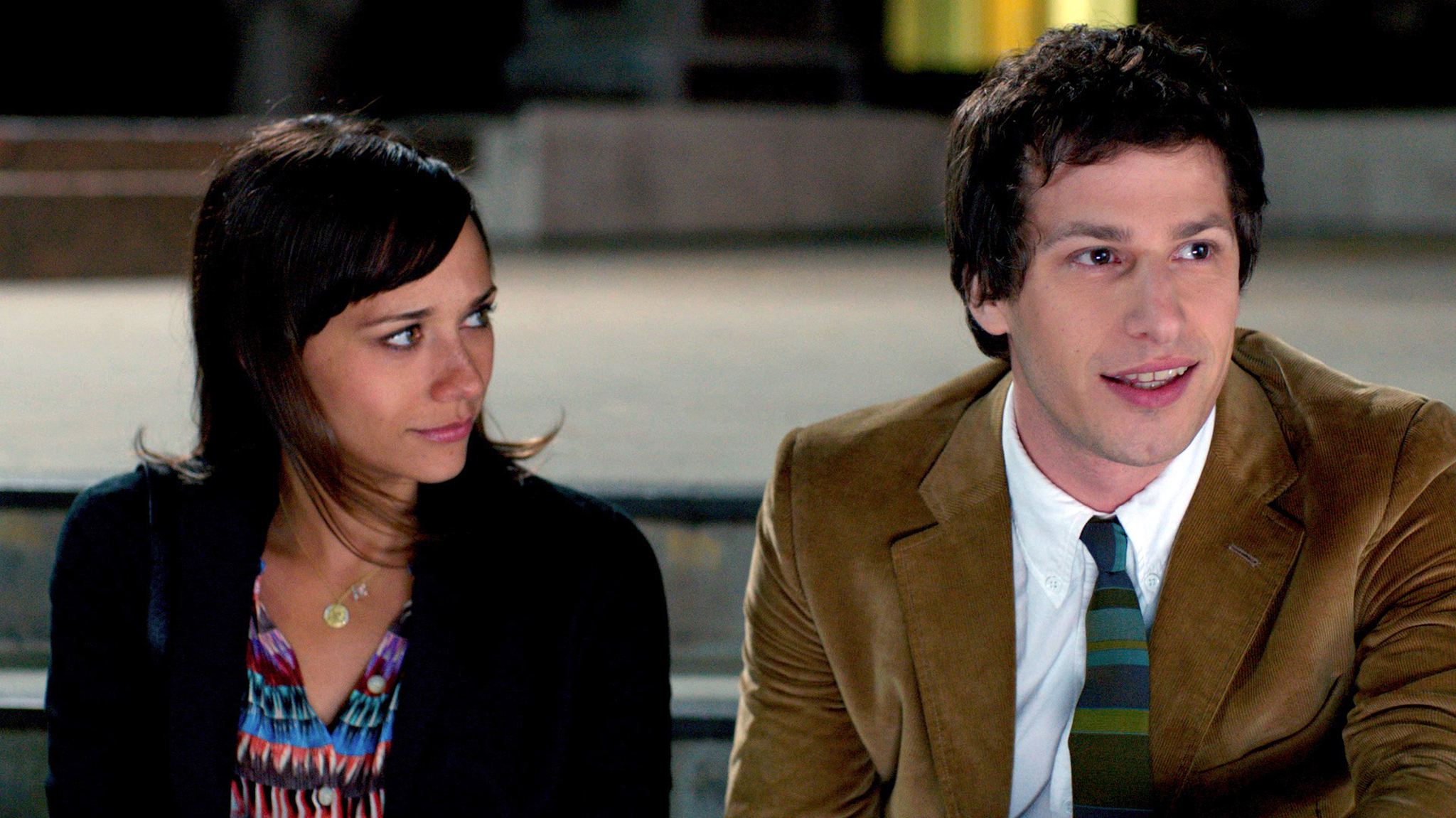 Still of Rashida Jones and Andy Samberg in Celeste & Jesse Forever (2012)