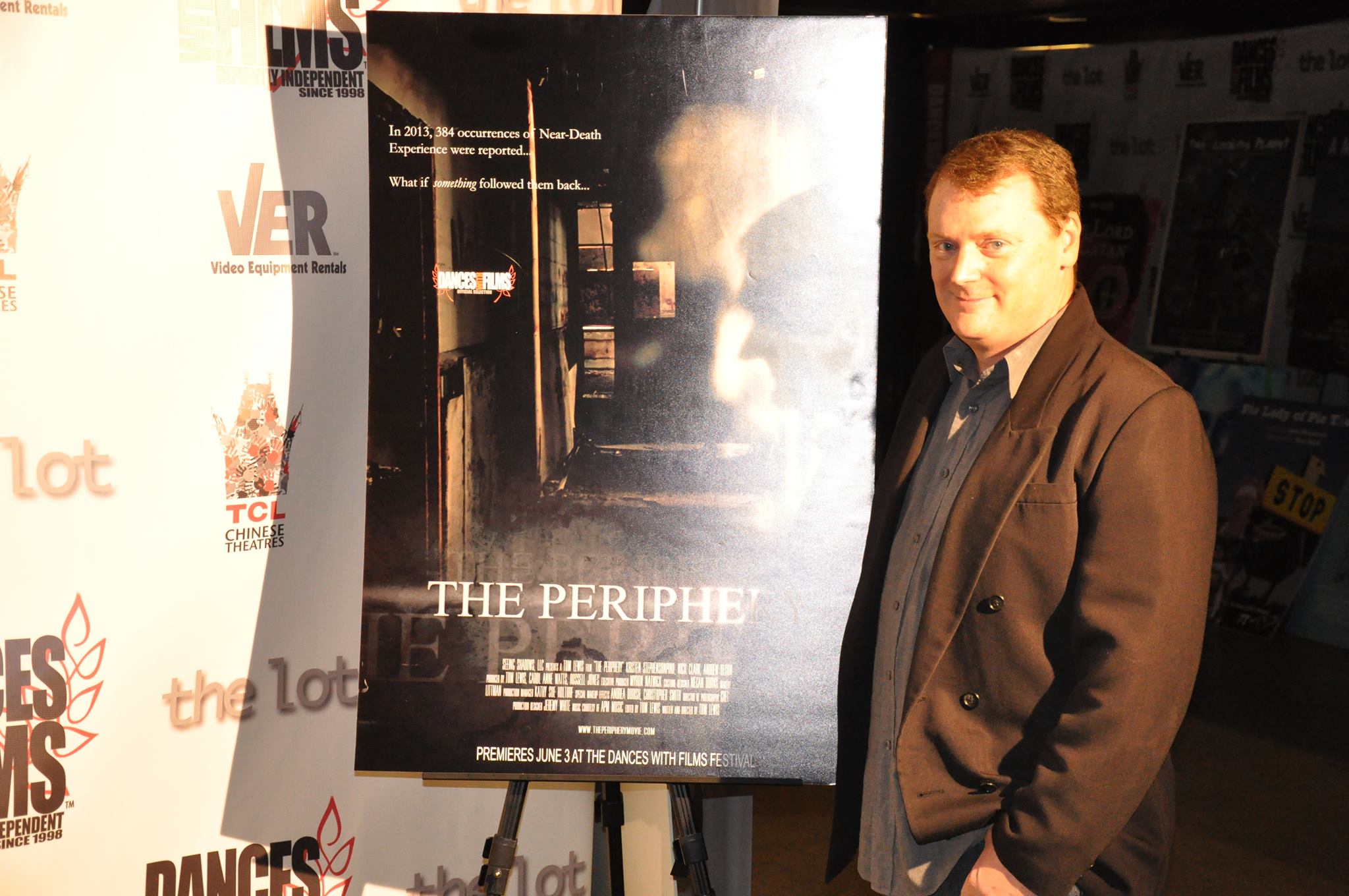 Producer - Russell Jones on the red carpet for the 