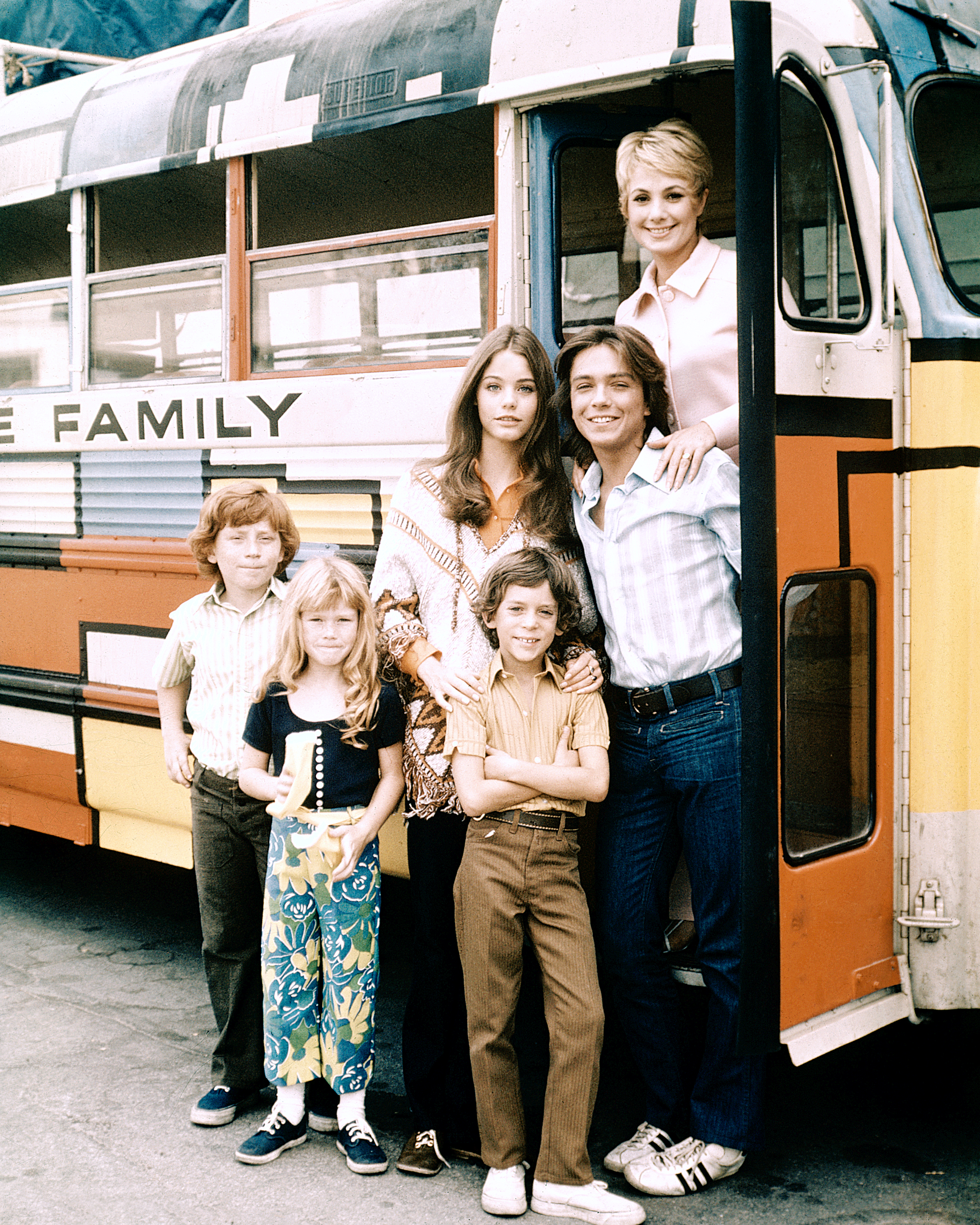 Still of Susan Dey, Danny Bonaduce, David Cassidy, Suzanne Crough, Jeremy Gelbwaks and Shirley Jones in The Partridge Family (1970)