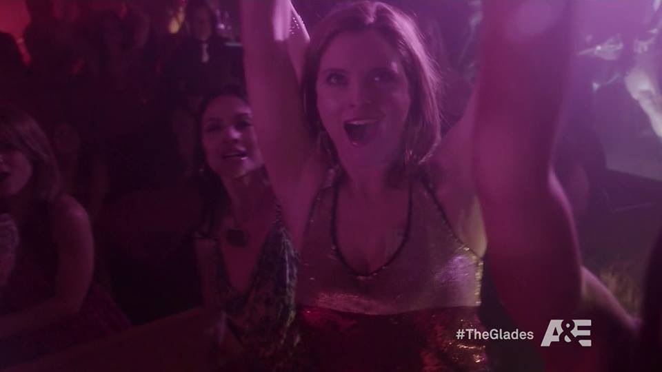The Glades-as Even Drunker Woman, an comedic scene in a male strip club.