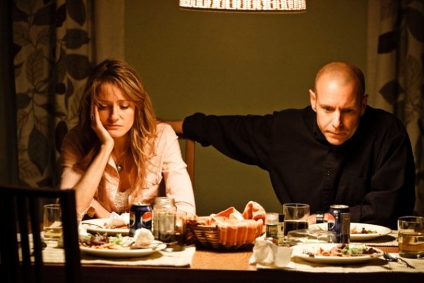 Hugh Dillon and Helene Joy in Durham County Season 2