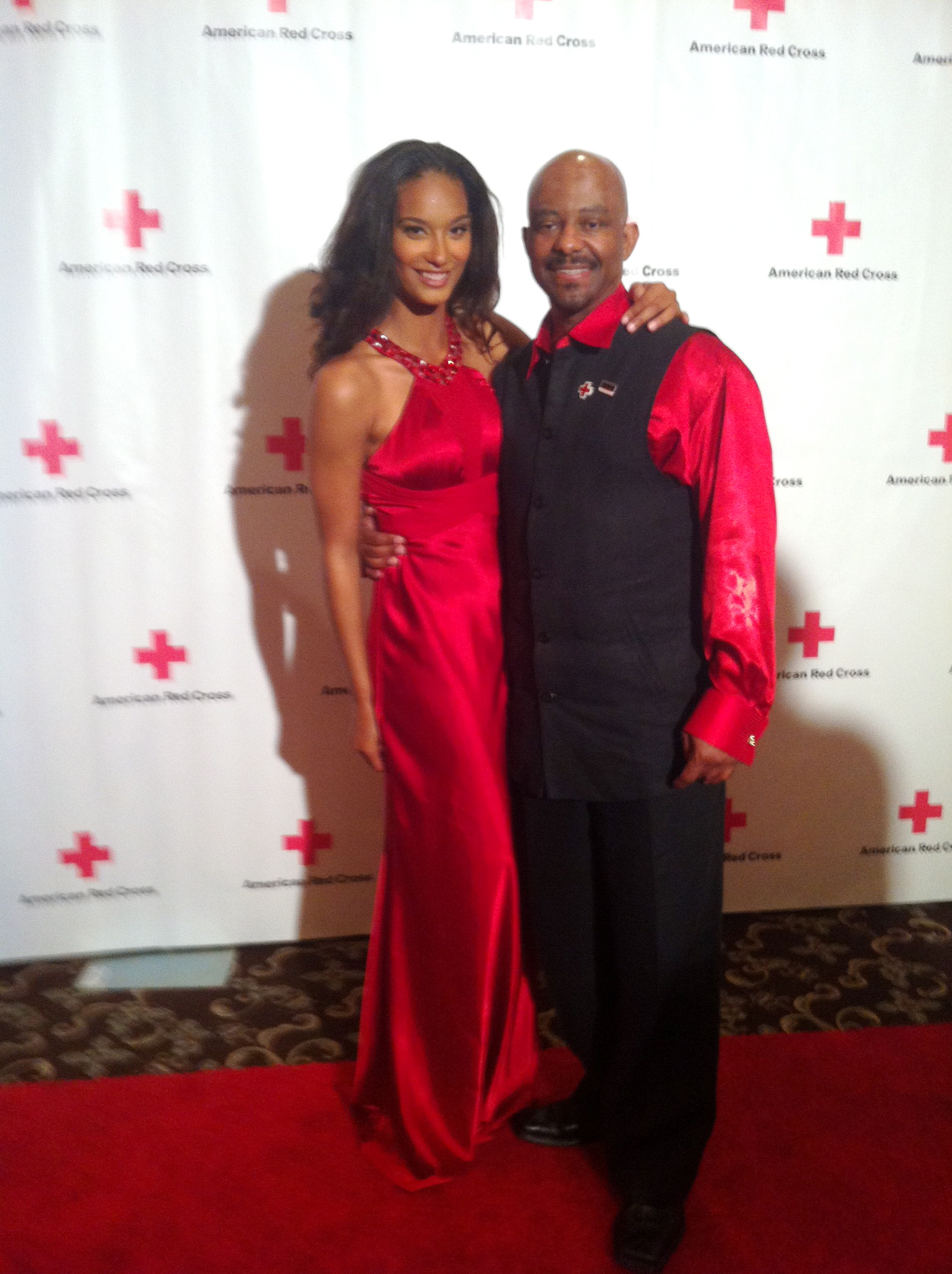 2013 American Red Cross Red Tie Affair David Joyner with the lovely Dana Johnson