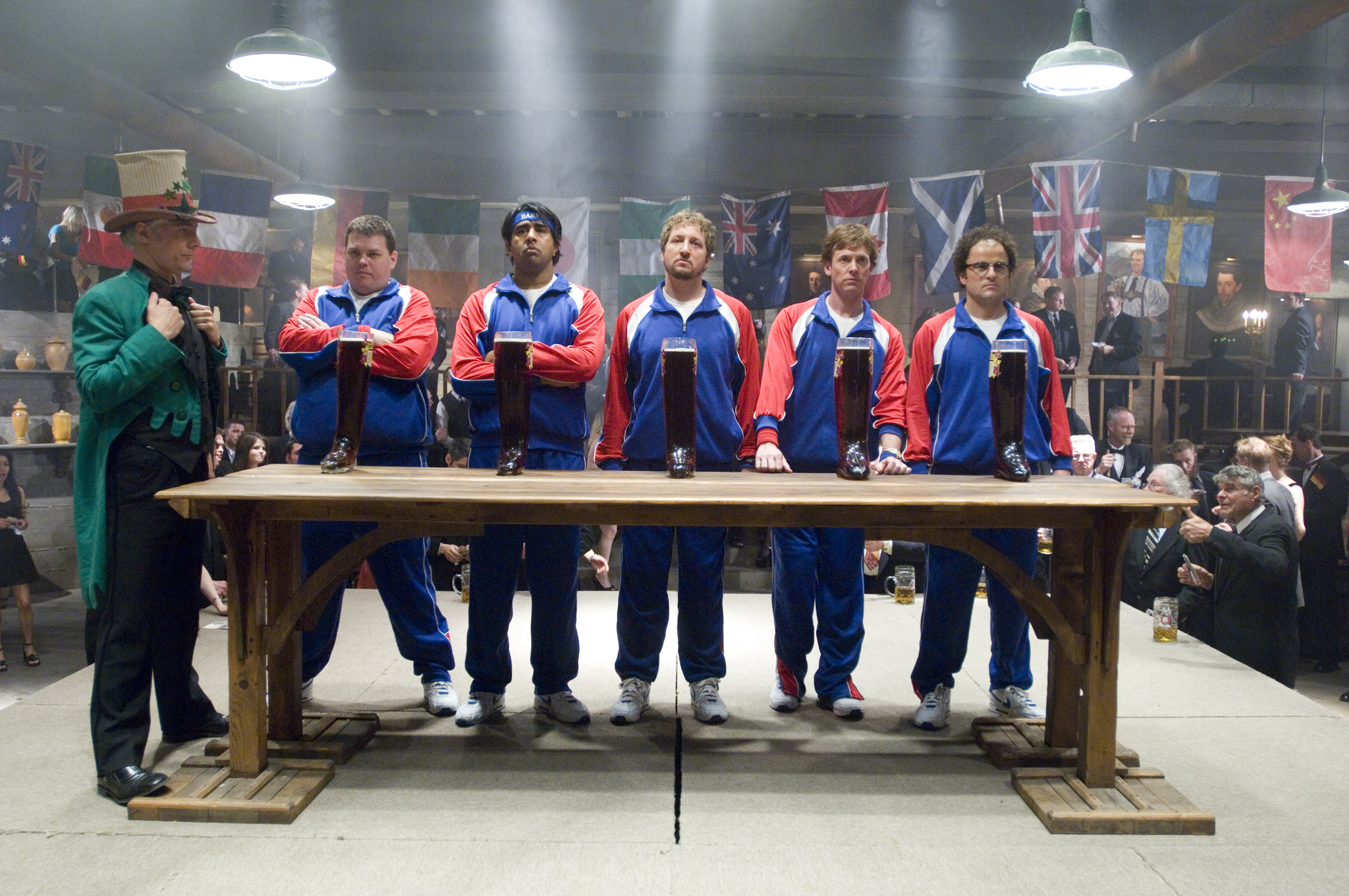 Still of Philippe Brenninkmeyer, Jay Chandrasekhar, Kevin Heffernan, Steve Lemme, Paul Soter and Erik Stolhanske in Beerfest (2006)