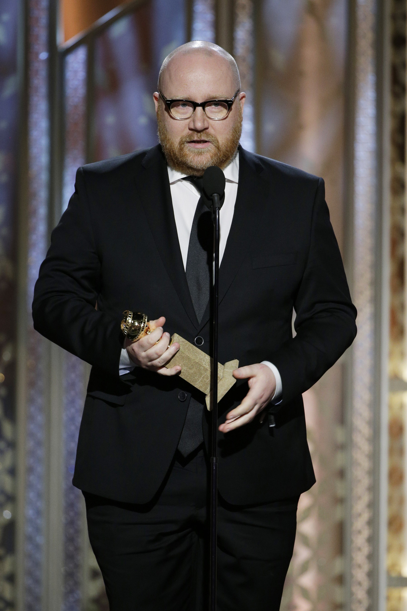 Jóhann Jóhannsson at event of The 72nd Annual Golden Globe Awards (2015)