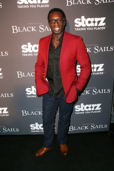 Hakeem Kae-Kazim at the premiere of Black Sails