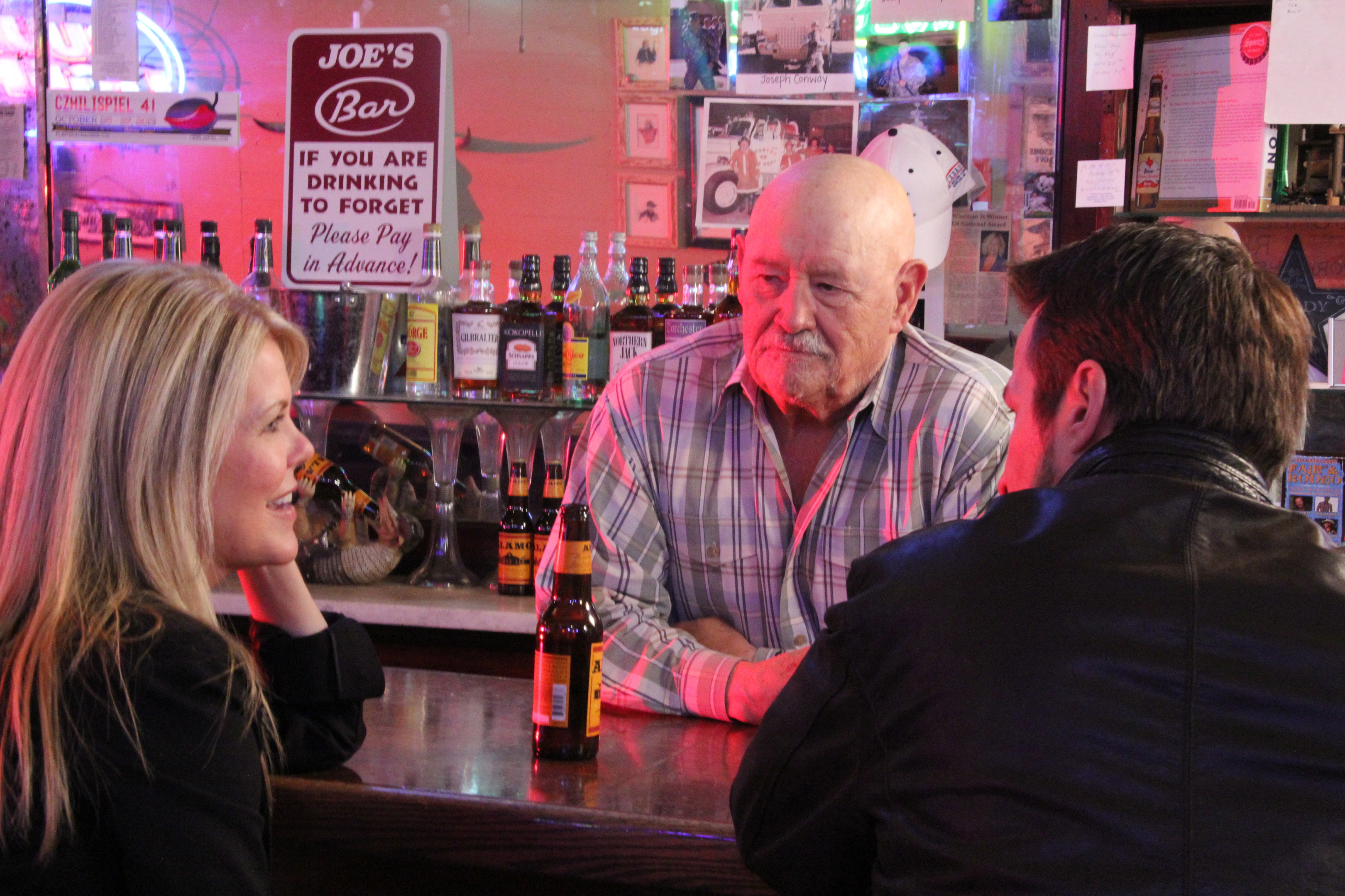 Tracey Birdsall & Barry Corbin in the feature film 