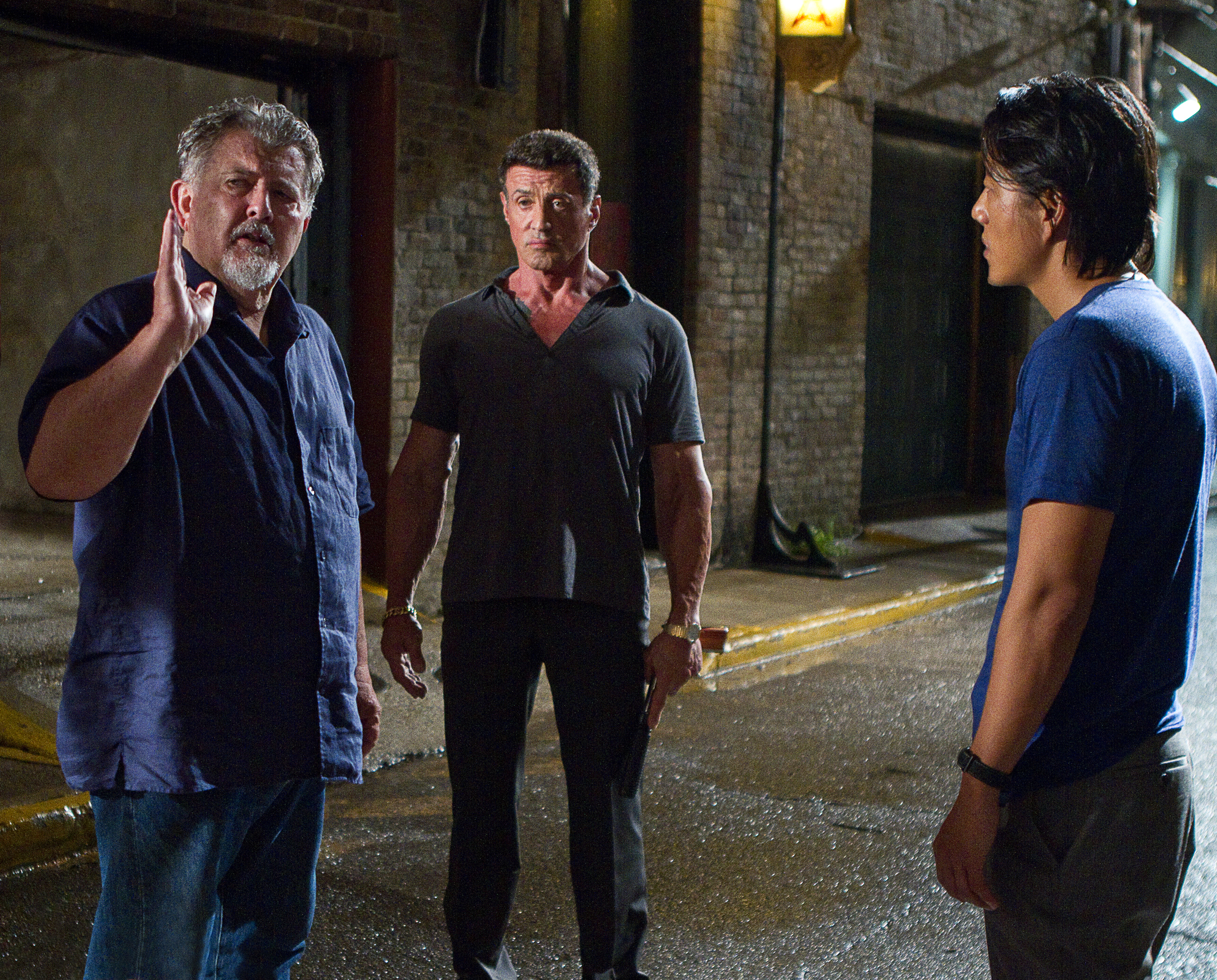 Still of Sylvester Stallone, Walter Hill and Sung Kang in Bullet to the Head (2012)