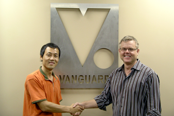 oung Man Kang, Director/Producer of YMK Films, signed a three picture distribution deal with Freyr Thor, CEO of Vanguard Cinema - Hollywood (10/25/2008)
