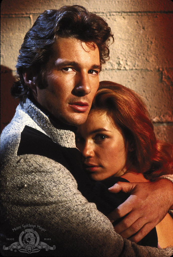 Still of Richard Gere and Valérie Kaprisky in Breathless (1983)