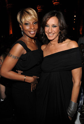 Mary J. Blige and Donna Karan