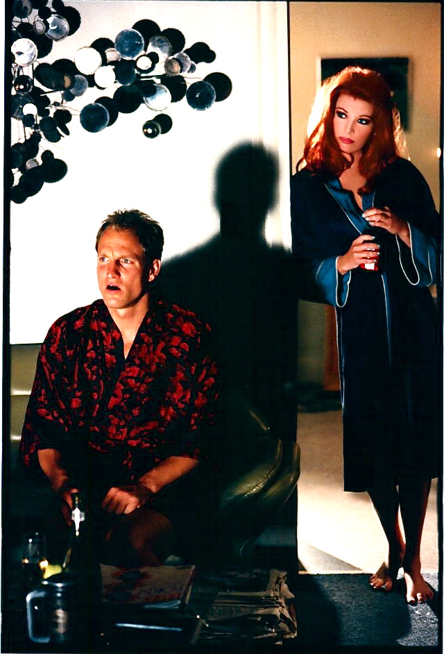 Anna Karin and Woody Harrelson in 
