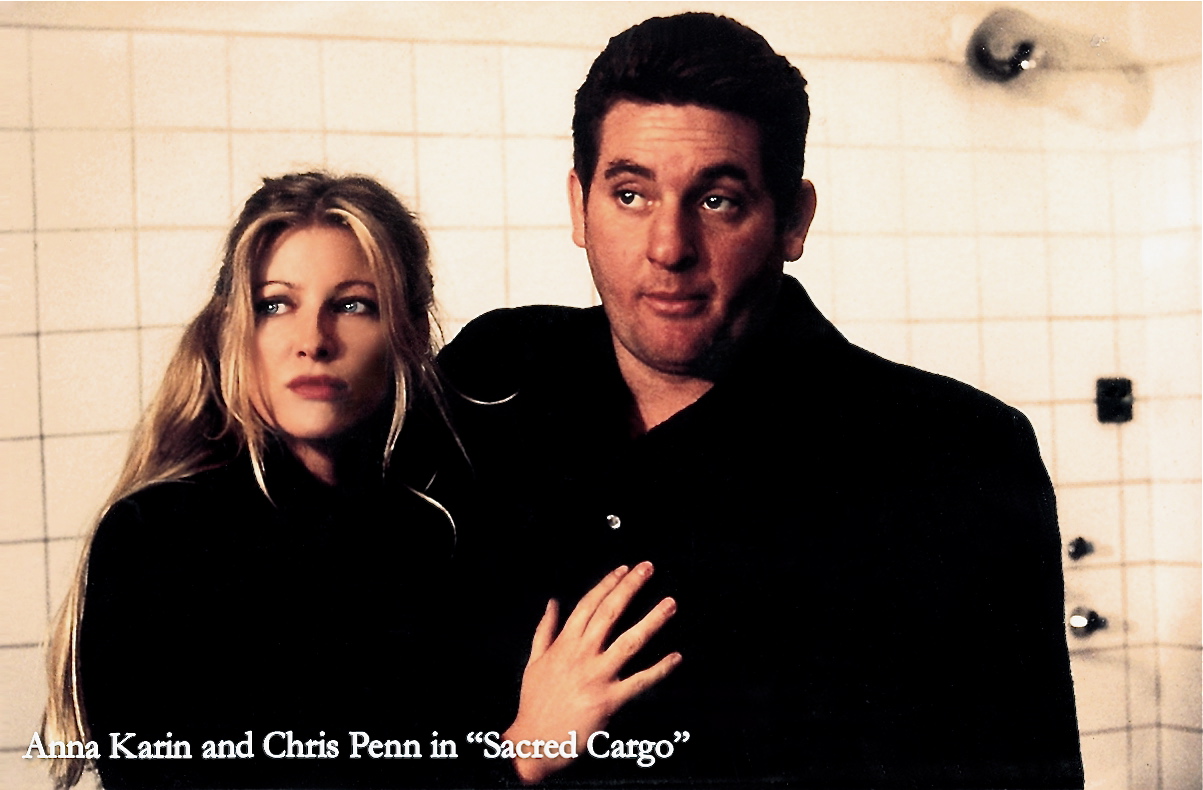 Anna Karin and Chris Penn in 