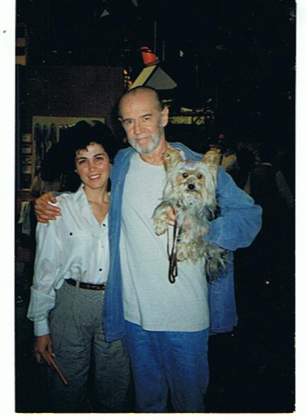 Back in the Day, on the George Carlin show, with my dog who played George's side kick 