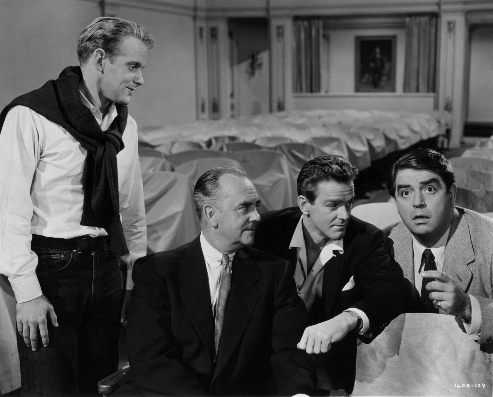 Bob Fosse, Gower Champion, Kurt Kasznar and Larry Keating