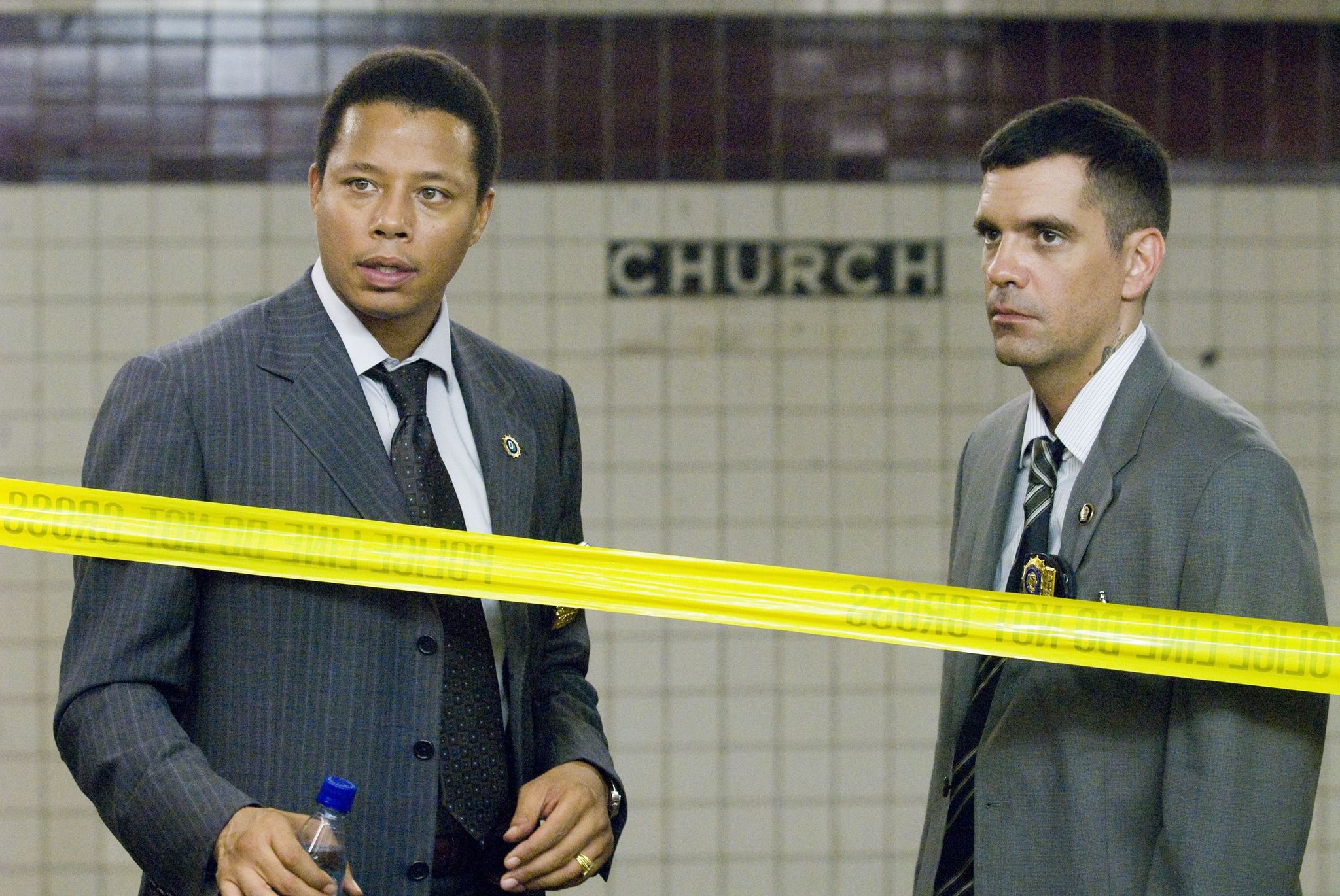 Still of Terrence Howard and Nicky Katt in The Brave One (2007)