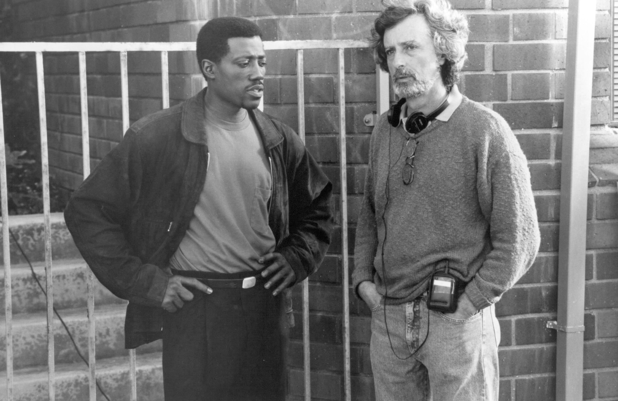 Still of Wesley Snipes and Philip Kaufman in Rising Sun (1993)
