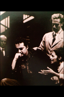 Ivan Kaye, as 'Marco', in 'View from the Bridge'. Strand Theatre. 1995.