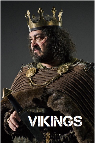 Ivan Kaye, as King Aelle, in 'Vikings