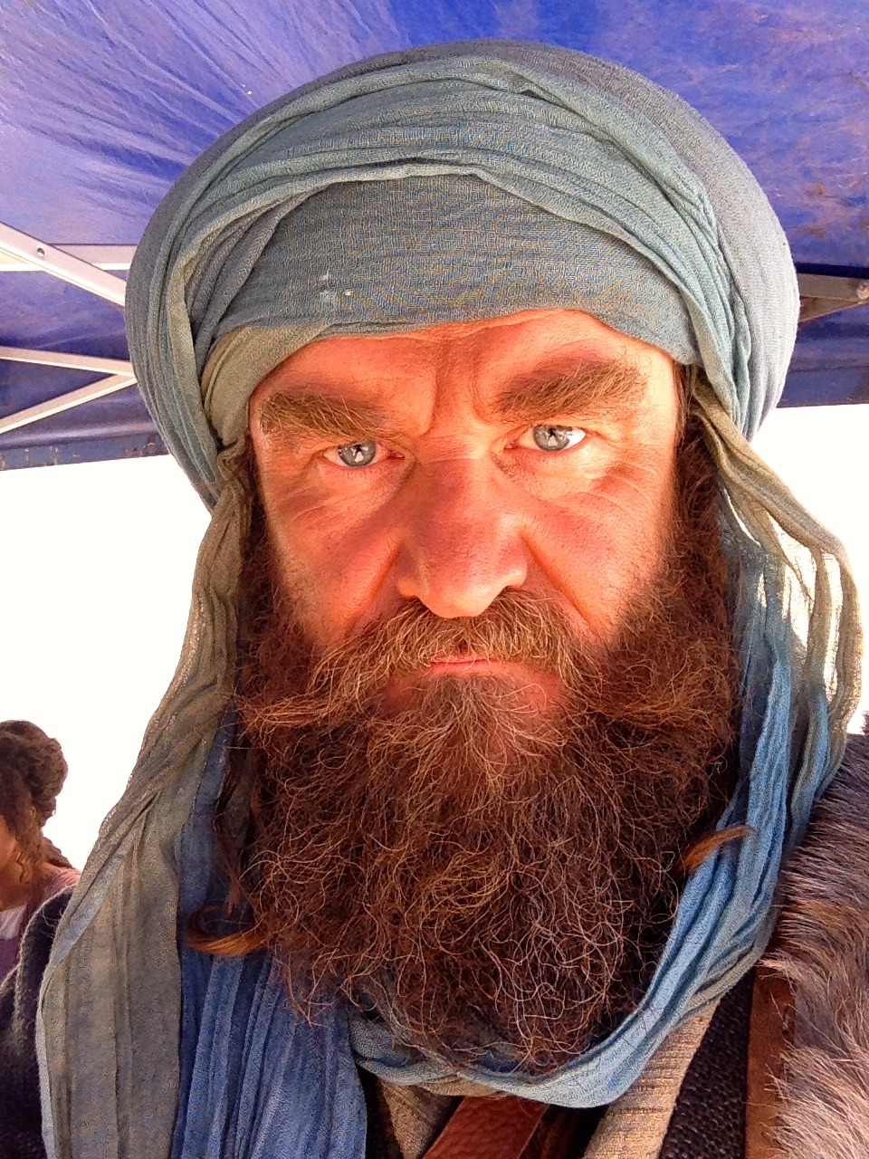 On the set of 'The Red Tent' Lifetime Channel 2014