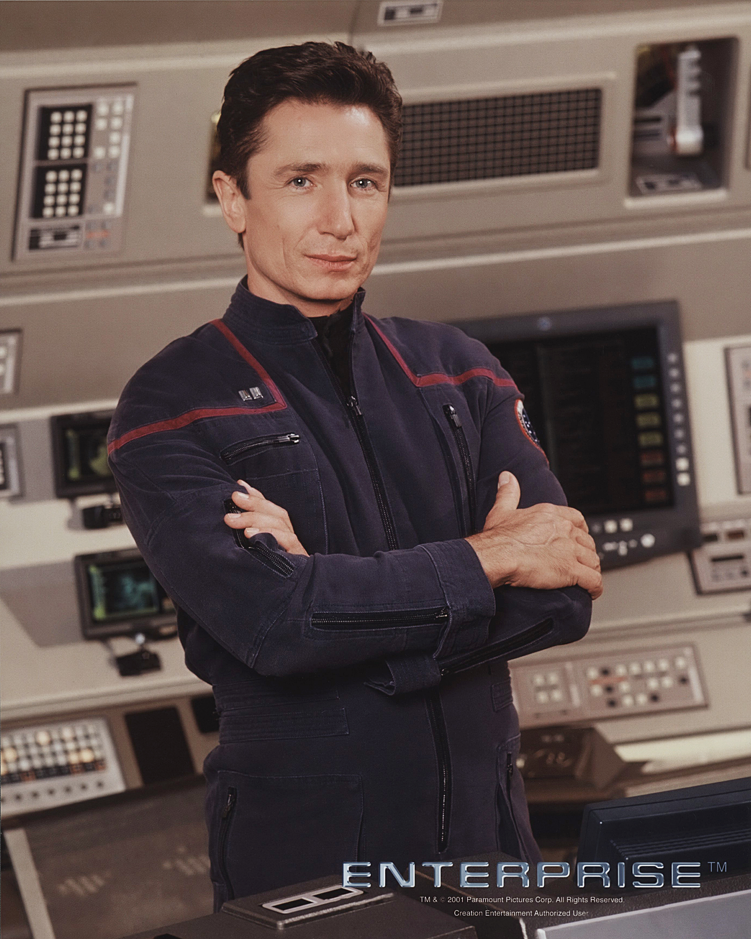Promotional picture of Dominic Keating as Lieutenant Malcolm Reed from Star-Trek Enterprise